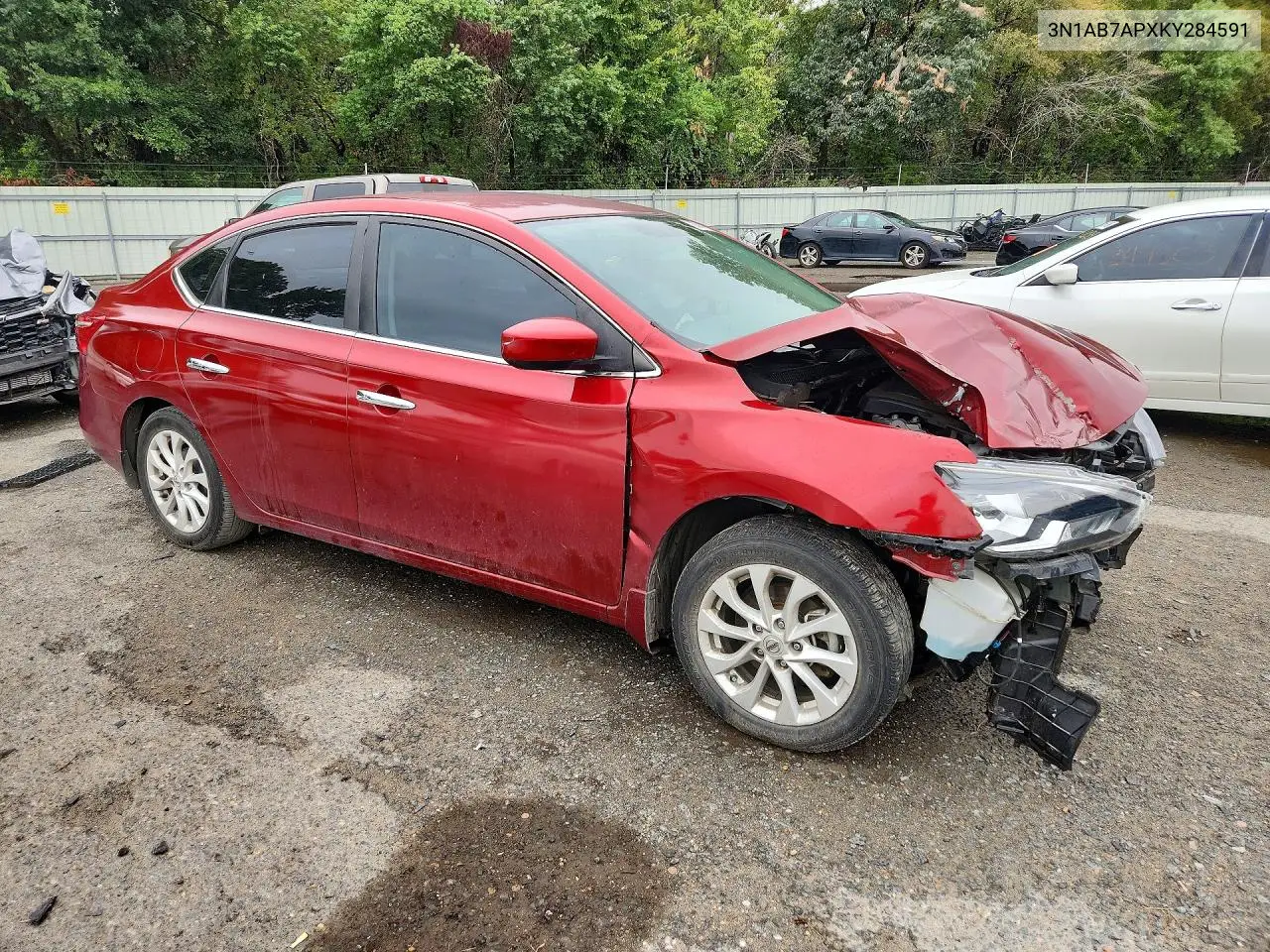 2019 NISSAN SENTRA VIN 3N1AB7APXKY284591 — фото 4
