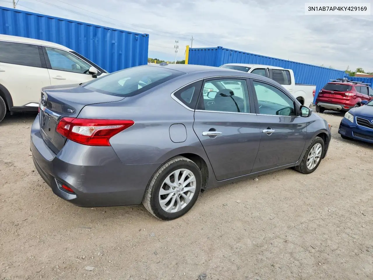 2019 NISSAN SENTRA VIN 3N1AB7AP4KY429169 — фото 3