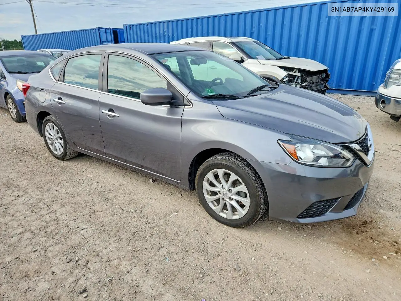 2019 NISSAN SENTRA VIN 3N1AB7AP4KY429169 — фото 4