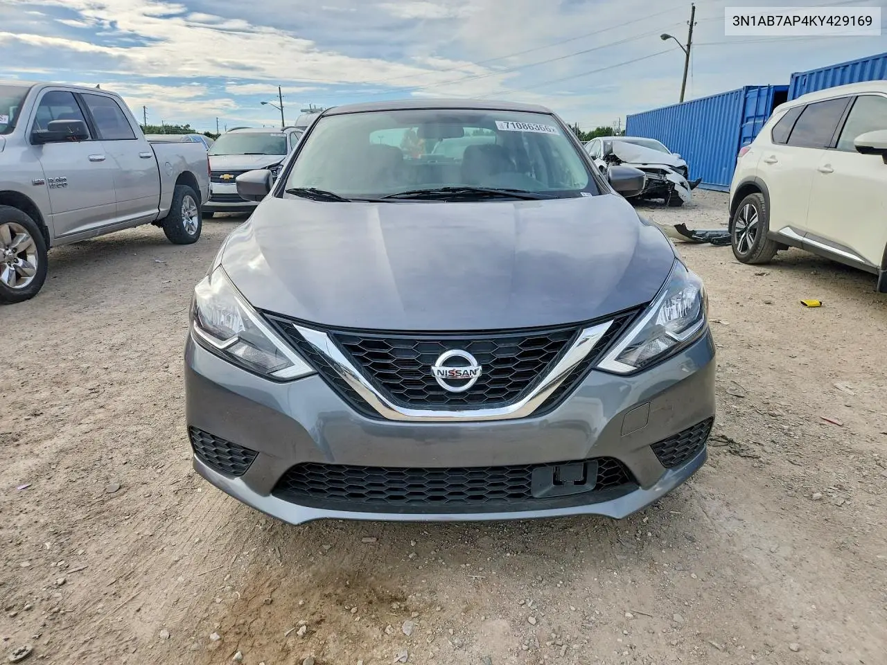 2019 NISSAN SENTRA VIN 3N1AB7AP4KY429169 — фото 5