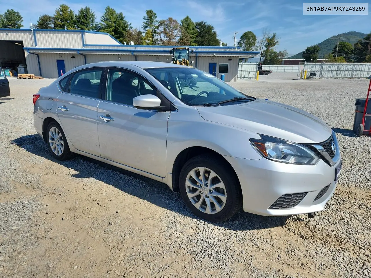2019 NISSAN SENTRA VIN 3N1AB7AP9KY243269 — фото 4