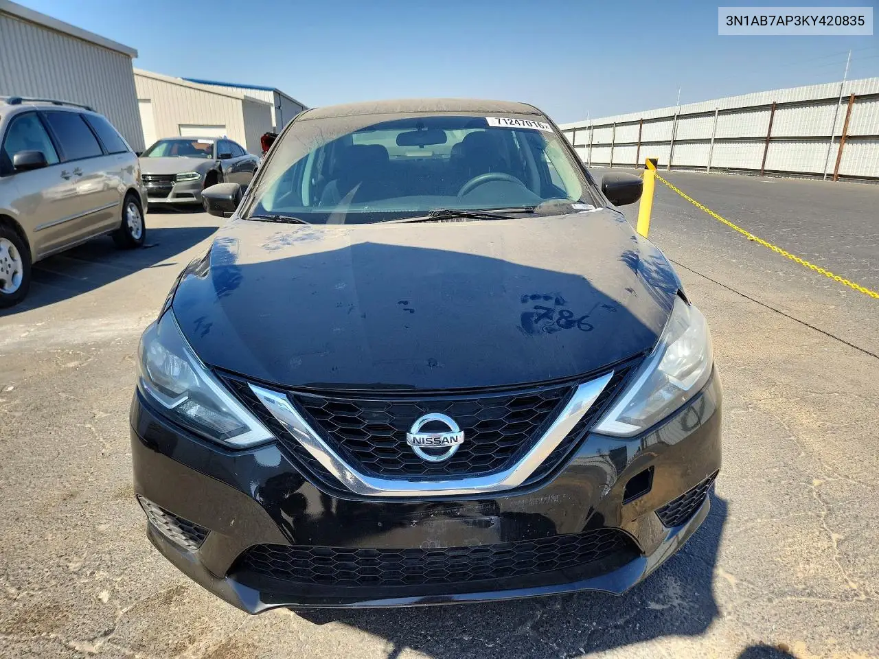 2019 NISSAN SENTRA VIN 3N1AB7AP3KY420835 — фото 5
