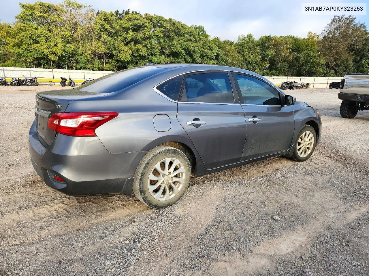 2019 NISSAN SENTRA VIN 3N1AB7AP0KY323253 — фото 3