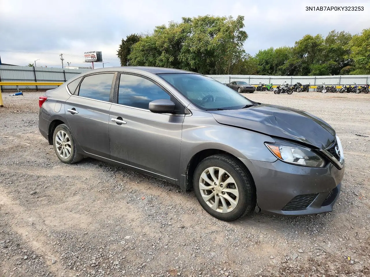 2019 NISSAN SENTRA VIN 3N1AB7AP0KY323253 — фото 4