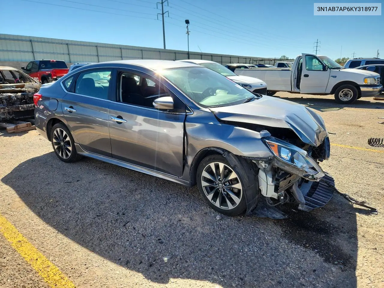 2019 NISSAN SENTRA VIN 3N1AB7AP6KY318977 — фото 4