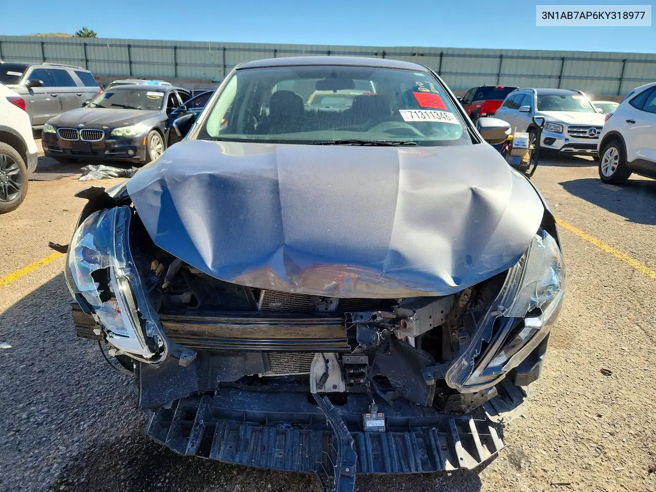 2019 NISSAN SENTRA VIN 3N1AB7AP6KY318977 — фото 5