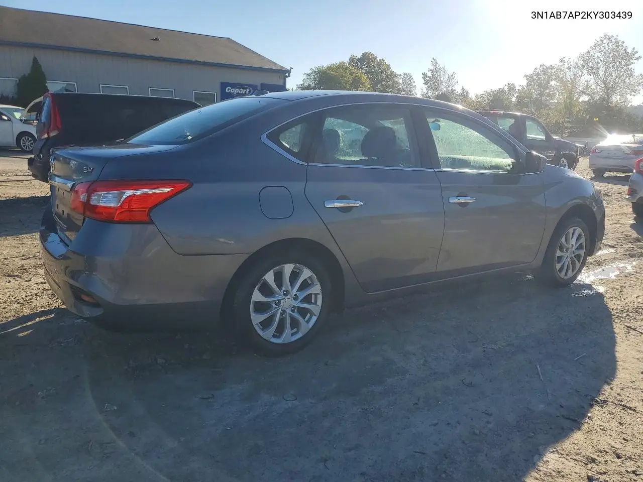 2019 NISSAN SENTRA VIN 3N1AB7AP2KY303439 — фото 3