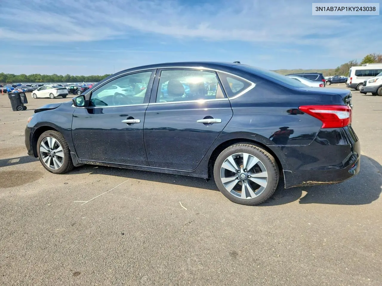 2019 NISSAN SENTRA VIN 3N1AB7AP1KY243038 — фото 4