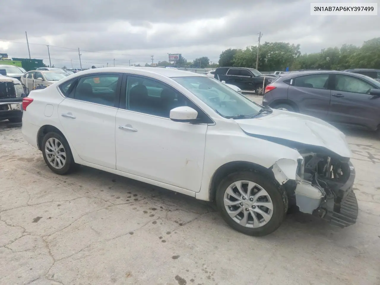 2019 NISSAN SENTRA VIN 3N1AB7AP6KY397499 — фото 4
