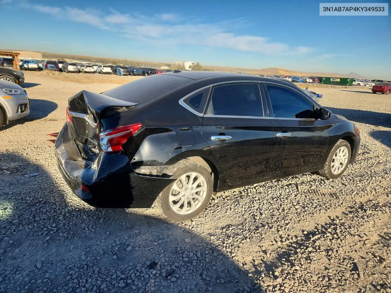 2019 NISSAN SENTRA VIN 3N1AB7AP4KY349533 — фото 3