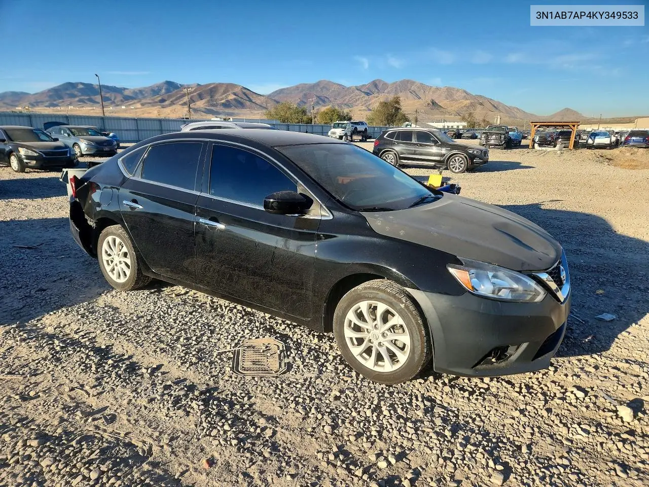2019 NISSAN SENTRA VIN 3N1AB7AP4KY349533 — фото 4