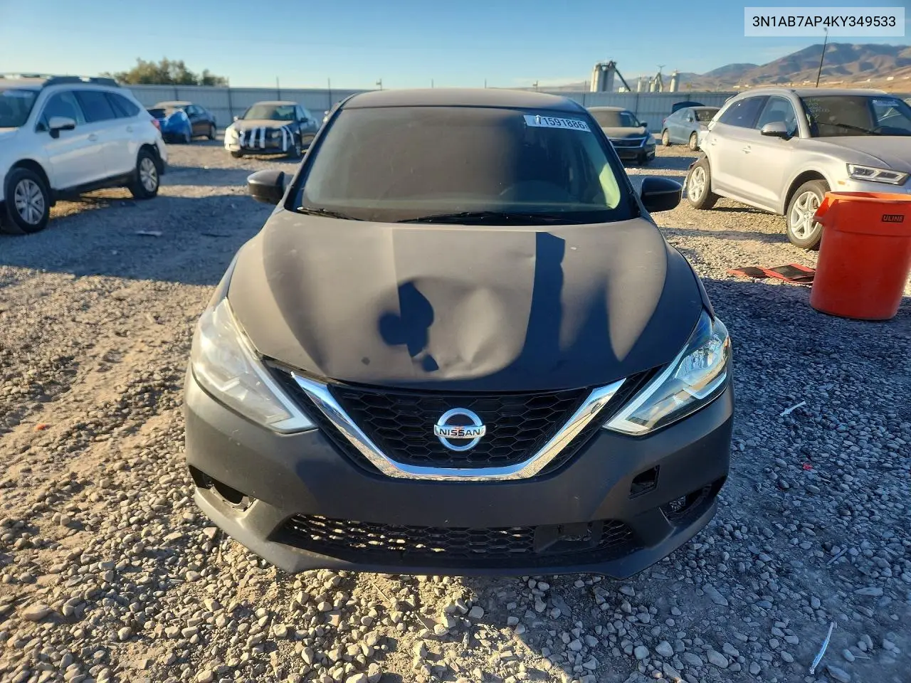 2019 NISSAN SENTRA VIN 3N1AB7AP4KY349533 — фото 5
