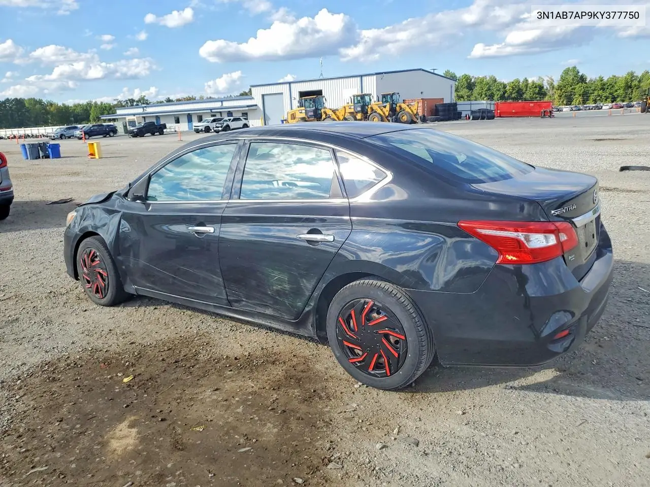 2019 NISSAN SENTRA VIN 3N1AB7AP9KY377750 — фото 2