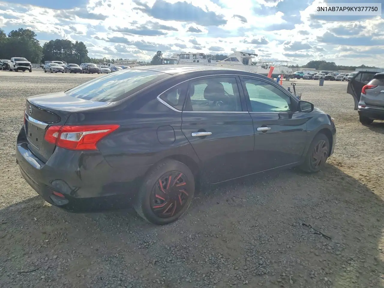 2019 NISSAN SENTRA VIN 3N1AB7AP9KY377750 — фото 3
