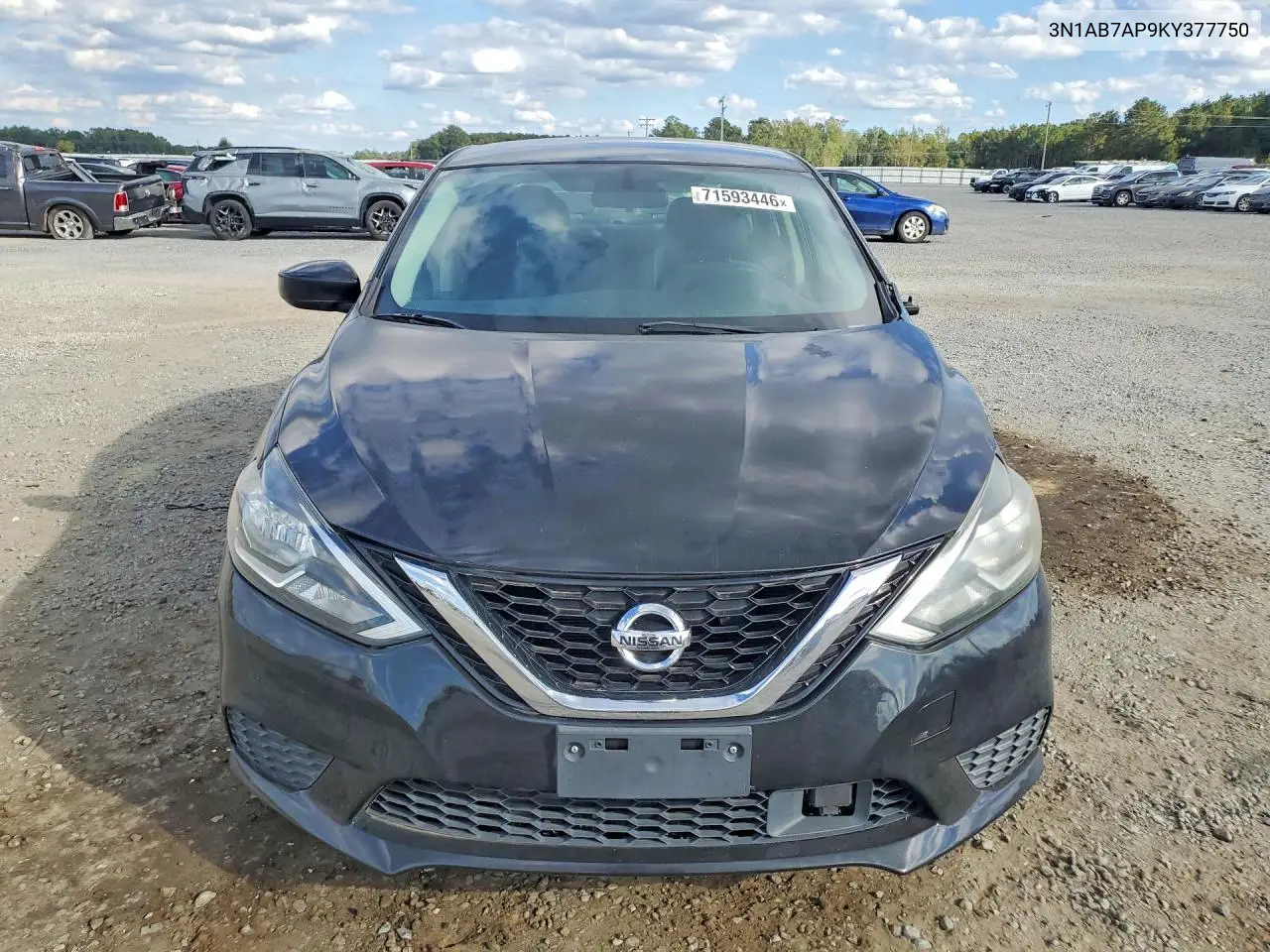 2019 NISSAN SENTRA VIN 3N1AB7AP9KY377750 — фото 5