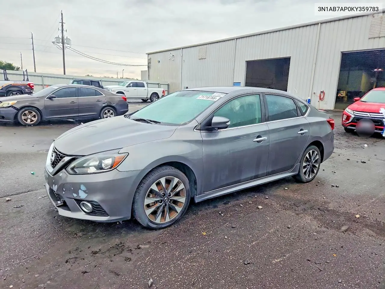 NISSAN SENTRA 2019, VIN 3N1AB7AP0KY359783