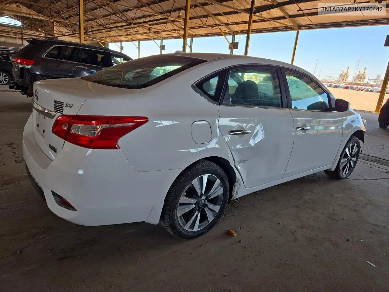 2019 NISSAN SENTRA VIN 3N1AB7AP7KY370442 — фото 3