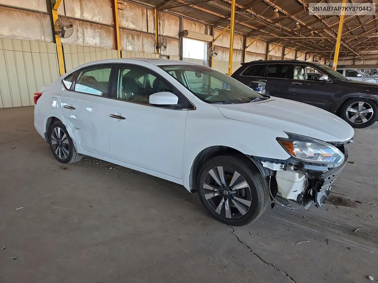 2019 NISSAN SENTRA VIN 3N1AB7AP7KY370442 — фото 4