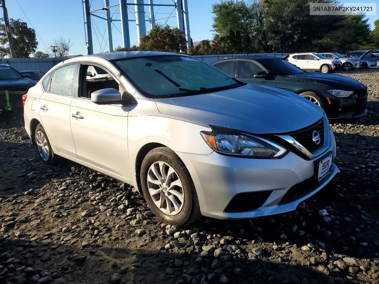 2019 NISSAN SENTRA VIN 3N1AB7AP2KY241721 — фото 4