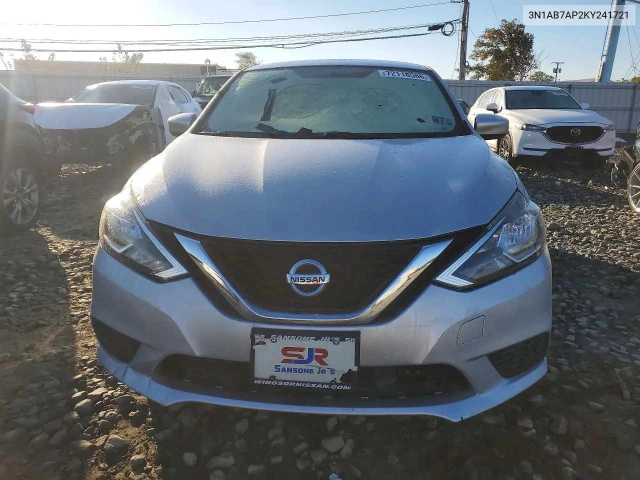 2019 NISSAN SENTRA VIN 3N1AB7AP2KY241721 — фото 5