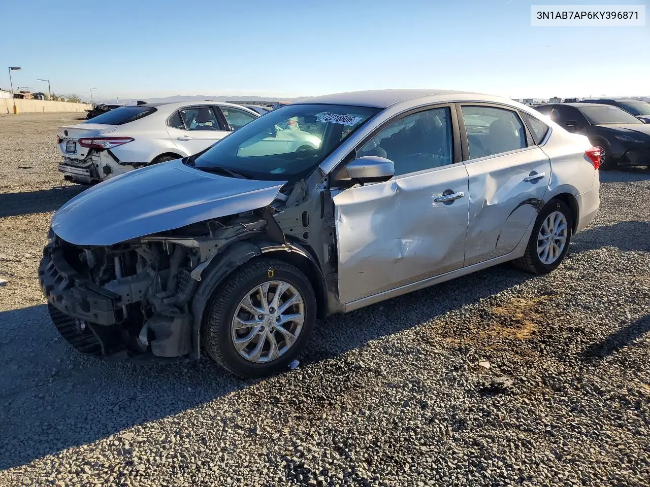 NISSAN SENTRA 2019, VIN 3N1AB7AP6KY396871