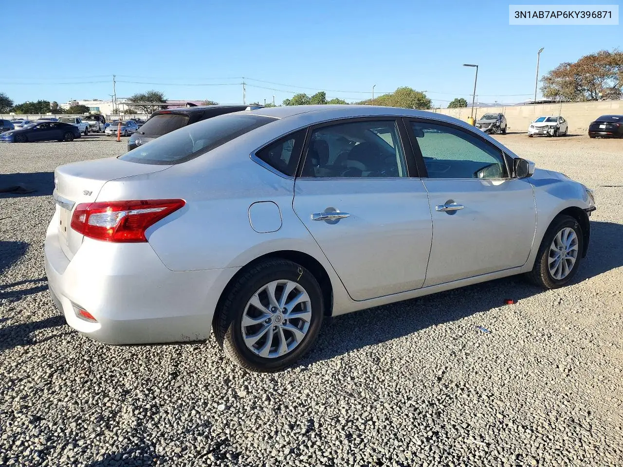 2019 NISSAN SENTRA VIN 3N1AB7AP6KY396871 — фото 3