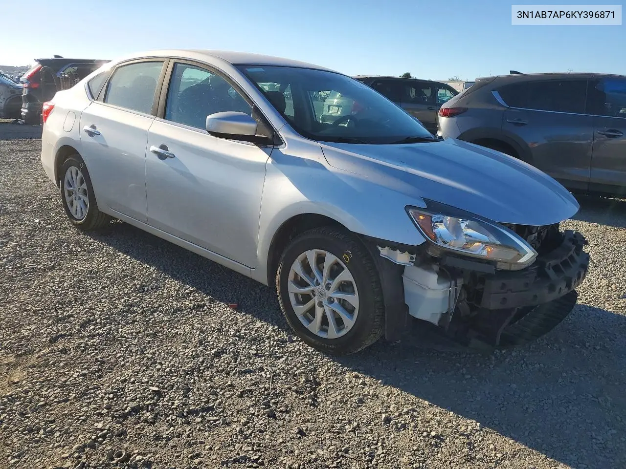 2019 NISSAN SENTRA VIN 3N1AB7AP6KY396871 — фото 4