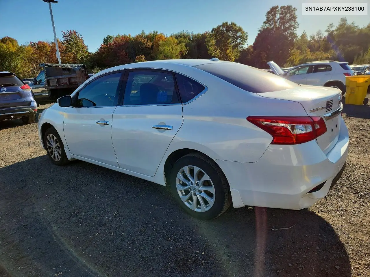 2019 NISSAN SENTRA VIN 3N1AB7APXKY238100 — фото 2