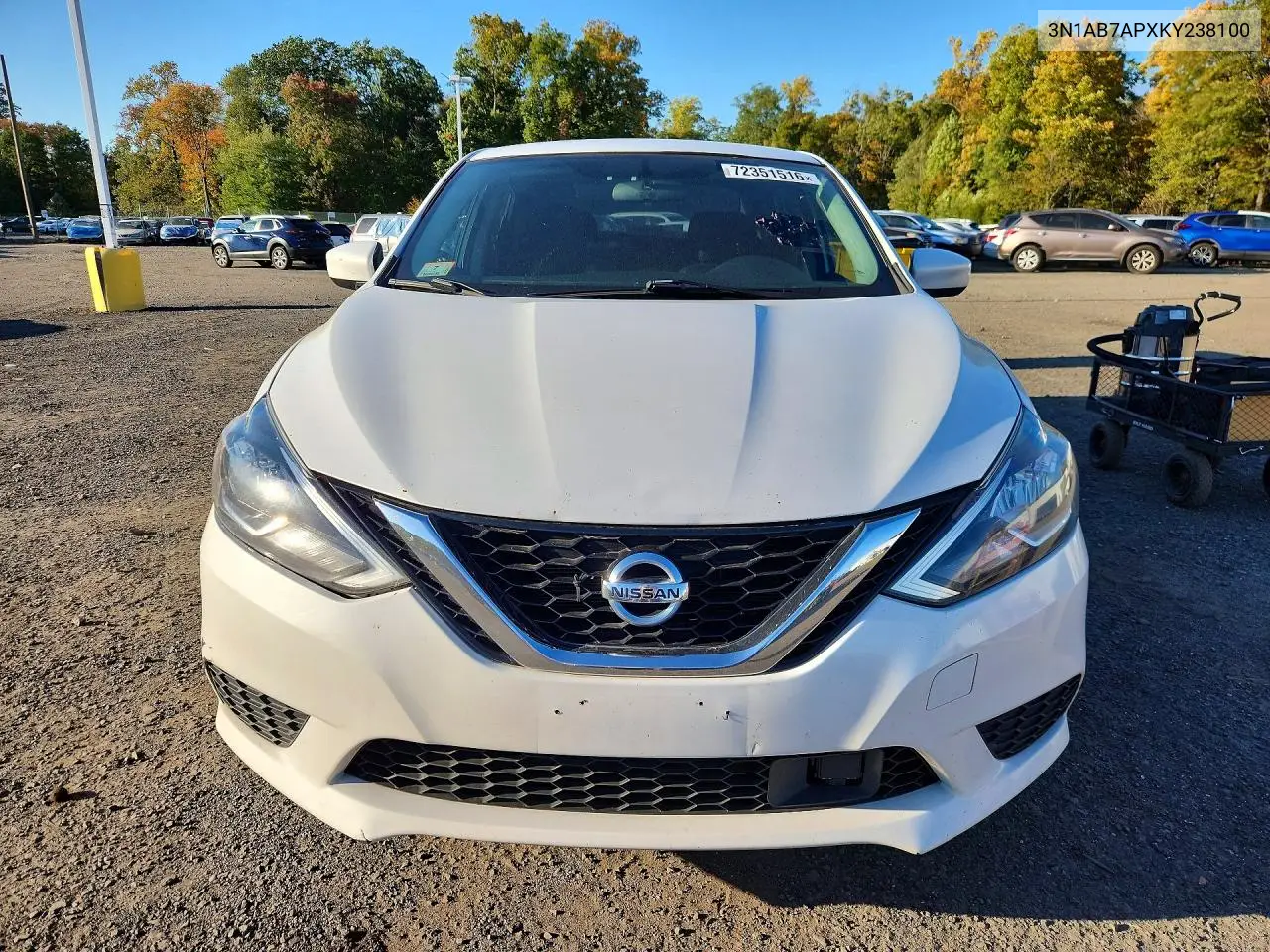2019 NISSAN SENTRA VIN 3N1AB7APXKY238100 — фото 5