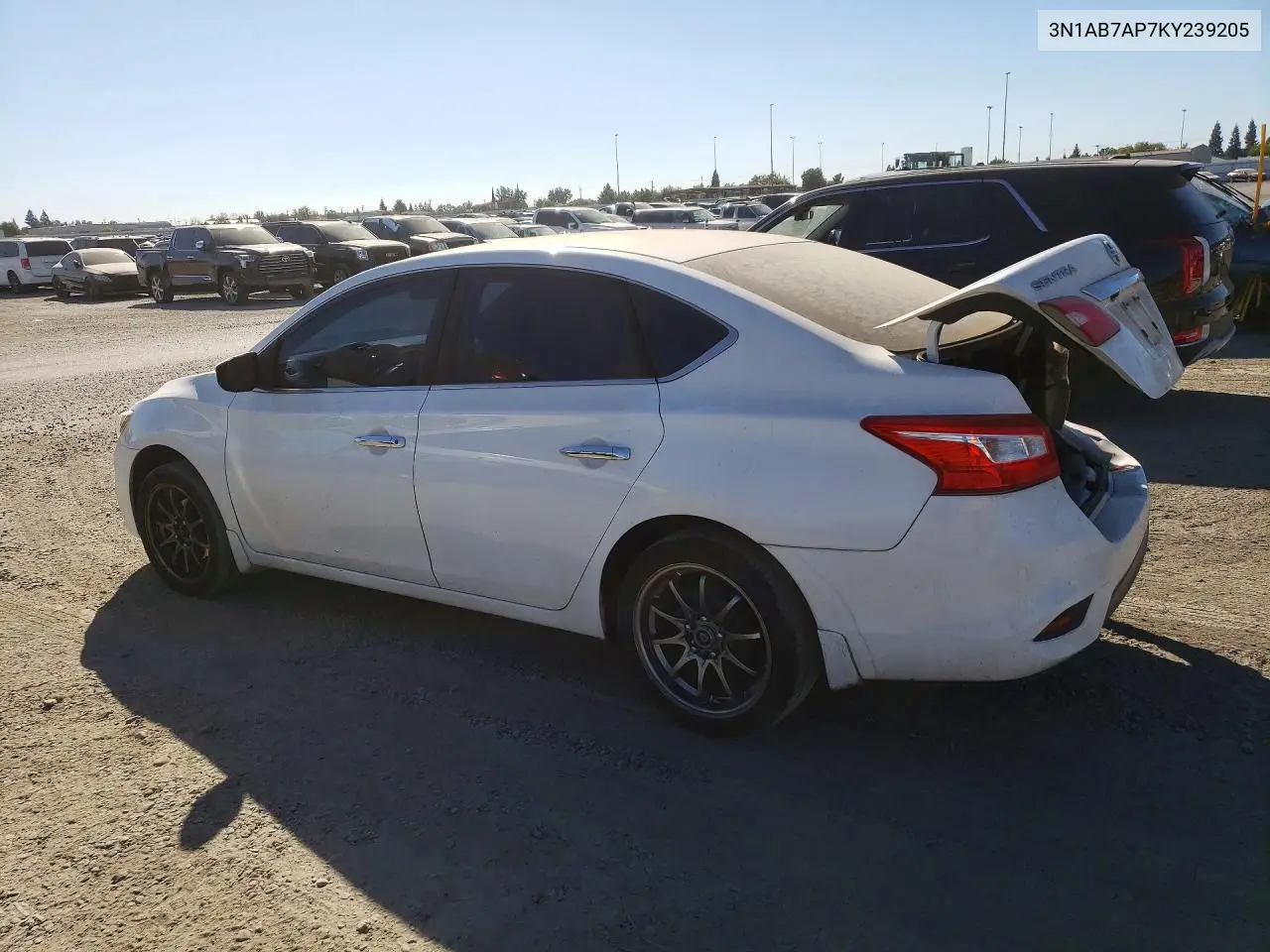 2019 NISSAN SENTRA VIN 3N1AB7AP7KY239205 — фото 2