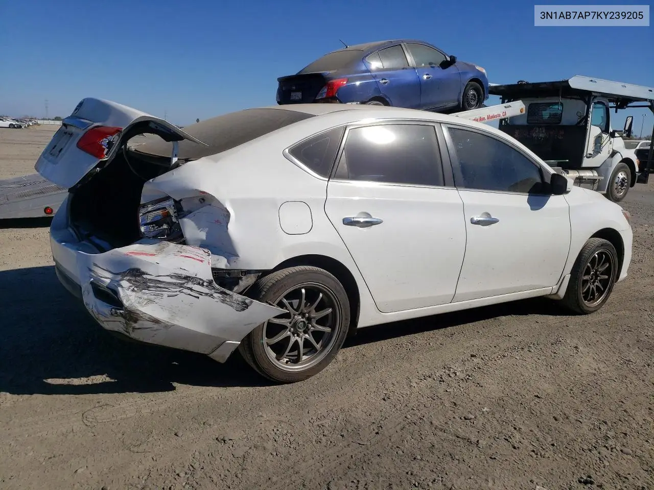 2019 NISSAN SENTRA VIN 3N1AB7AP7KY239205 — фото 3