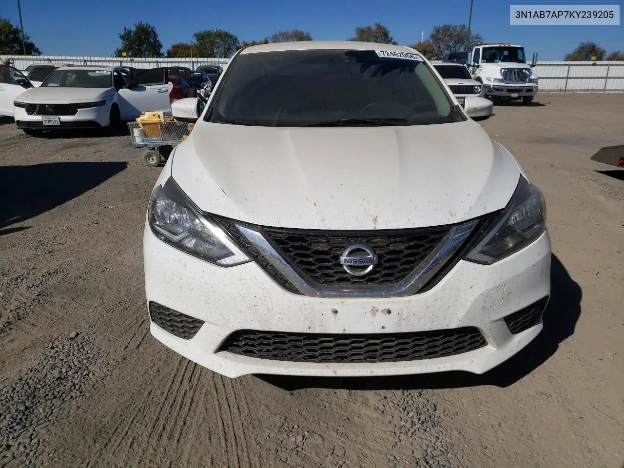 2019 NISSAN SENTRA VIN 3N1AB7AP7KY239205 — фото 5
