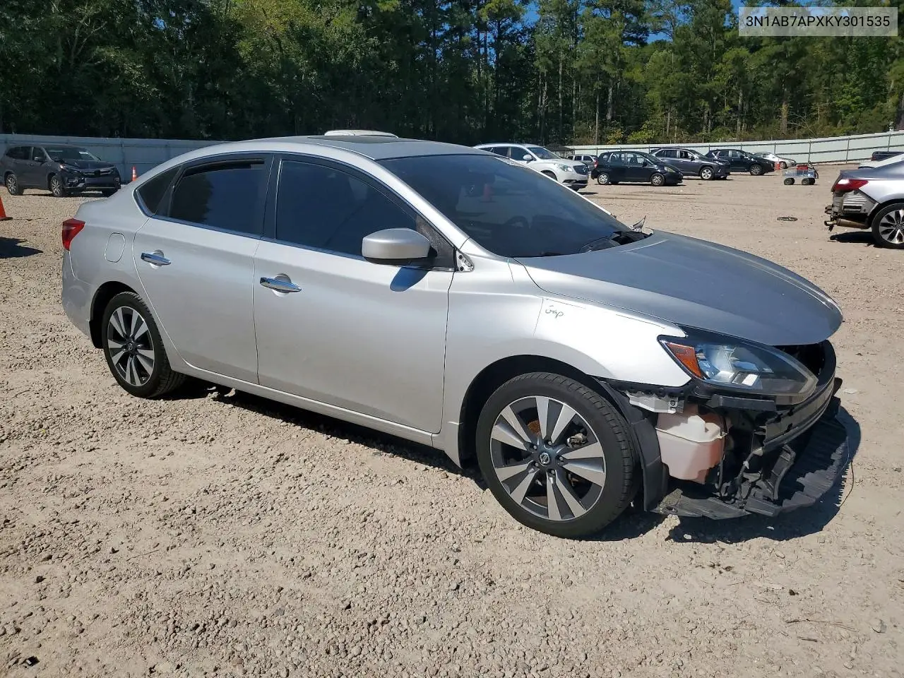 2019 NISSAN SENTRA VIN 3N1AB7APXKY301535 — фото 4