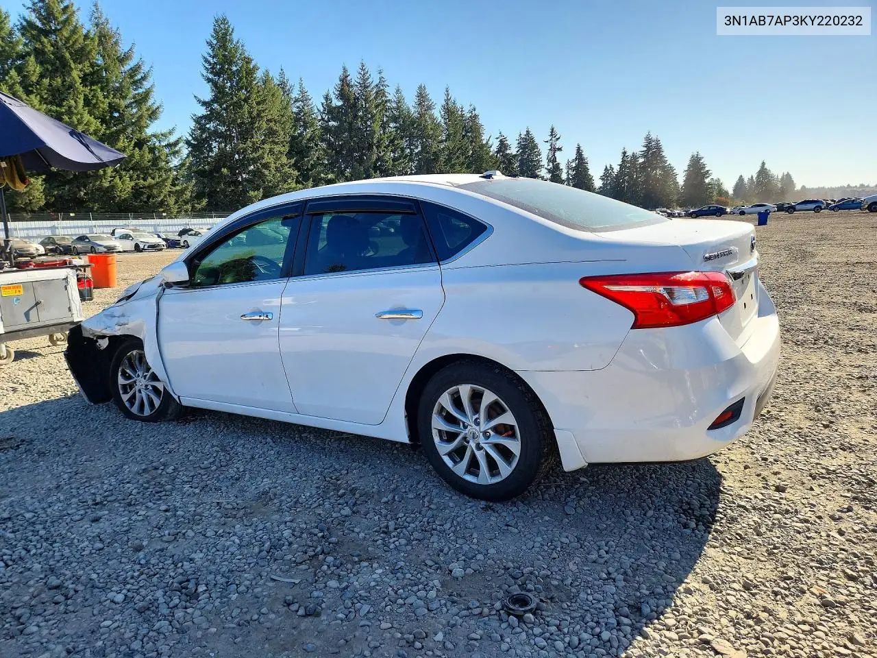 2019 NISSAN SENTRA VIN 3N1AB7AP3KY220232 — фото 2