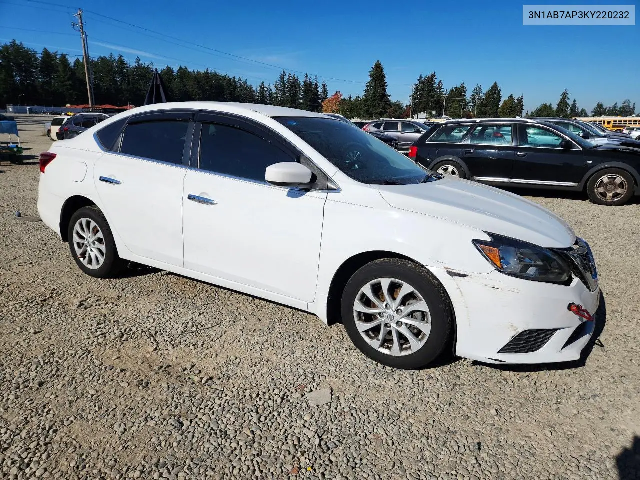 2019 NISSAN SENTRA VIN 3N1AB7AP3KY220232 — фото 4