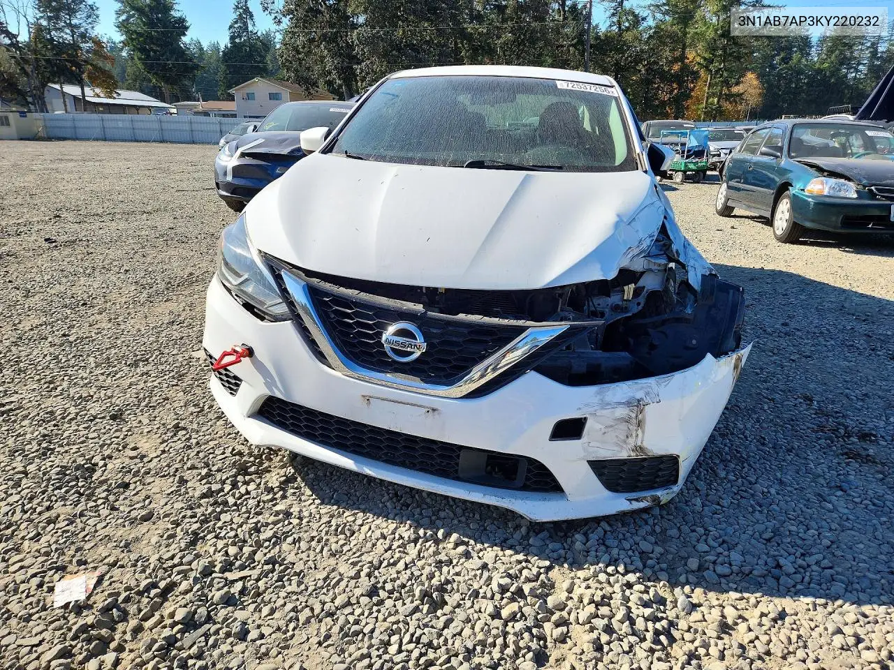 2019 NISSAN SENTRA VIN 3N1AB7AP3KY220232 — фото 5