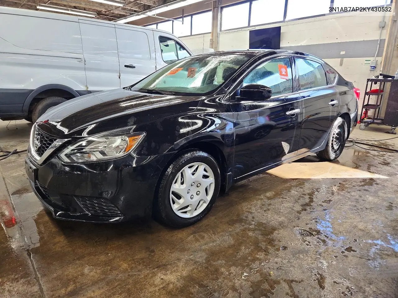 NISSAN SENTRA 2019, VIN 3N1AB7AP2KY430532