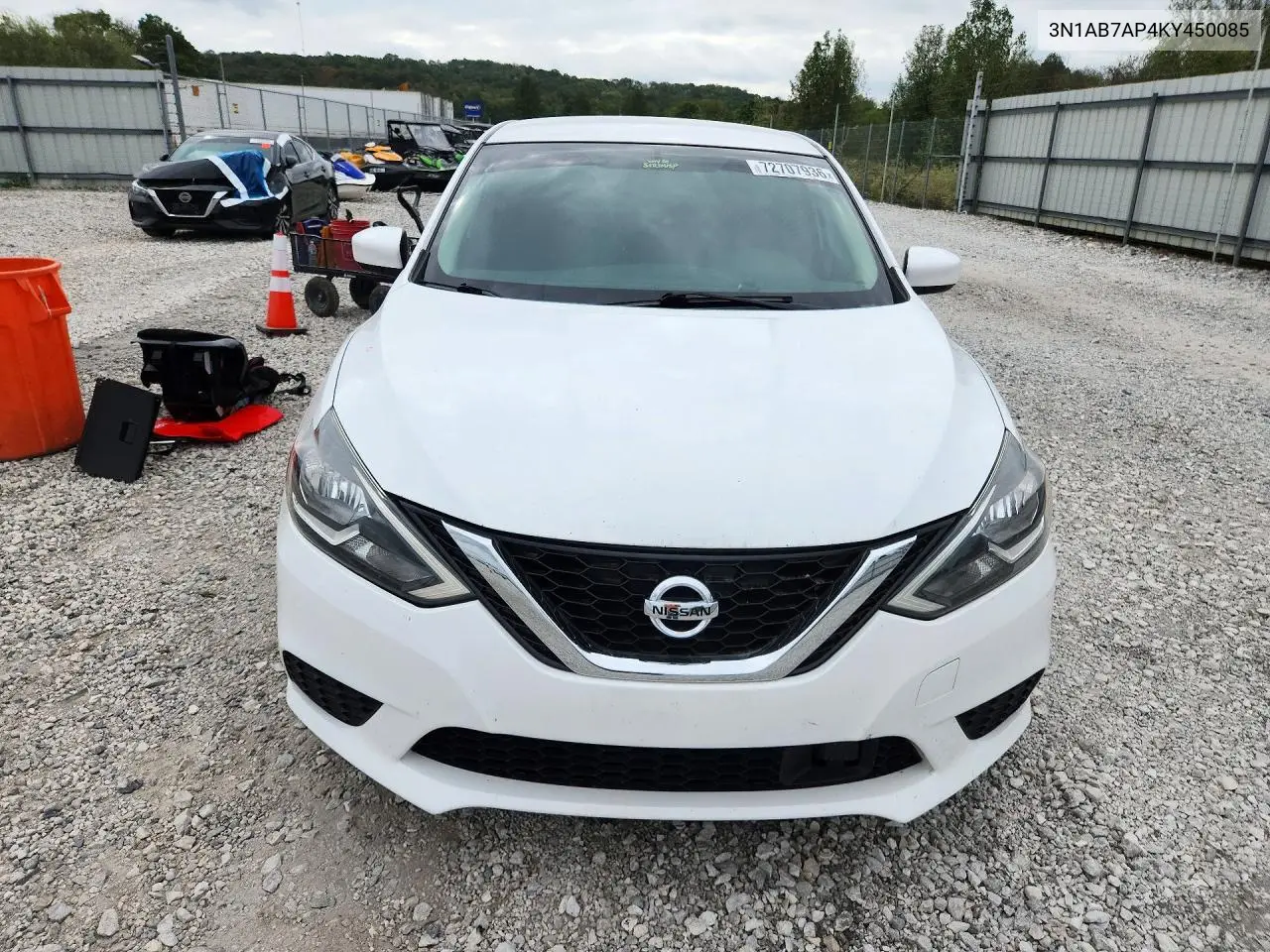 2019 NISSAN SENTRA VIN 3N1AB7AP4KY450085 — фото 5
