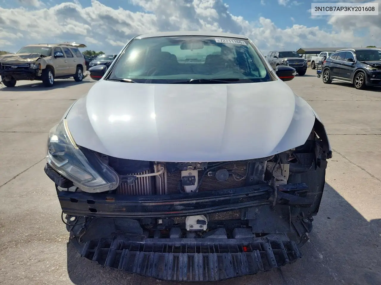 2019 NISSAN SENTRA VIN 3N1CB7AP3KY201608 — фото 5