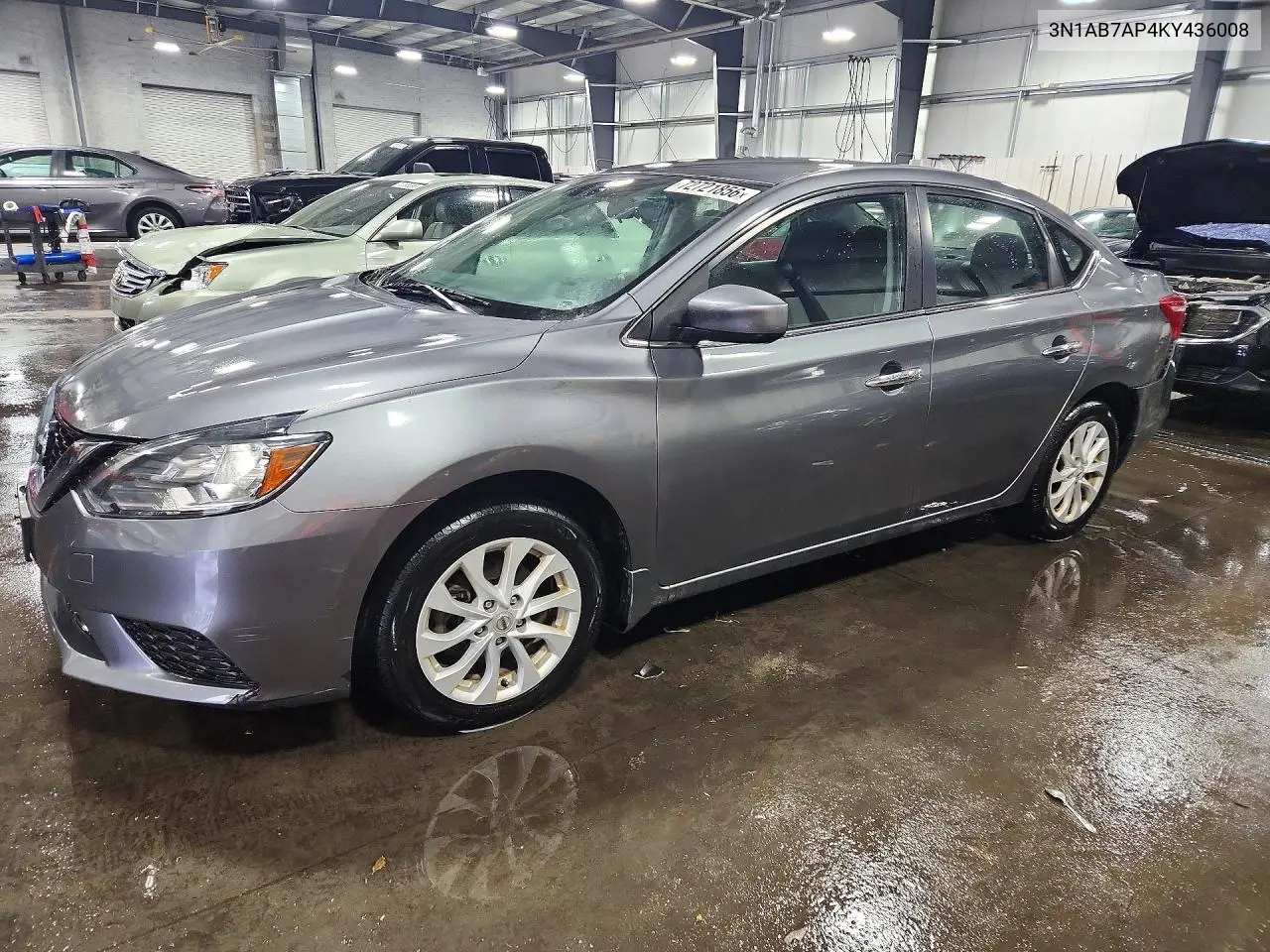 NISSAN SENTRA 2019, VIN 3N1AB7AP4KY436008