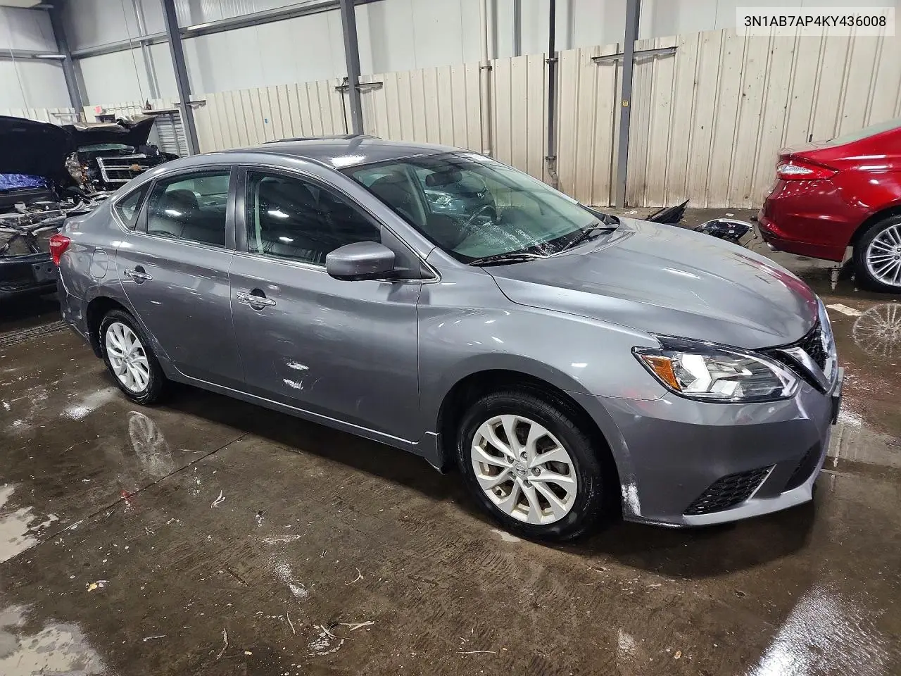 2019 NISSAN SENTRA VIN 3N1AB7AP4KY436008 — фото 4