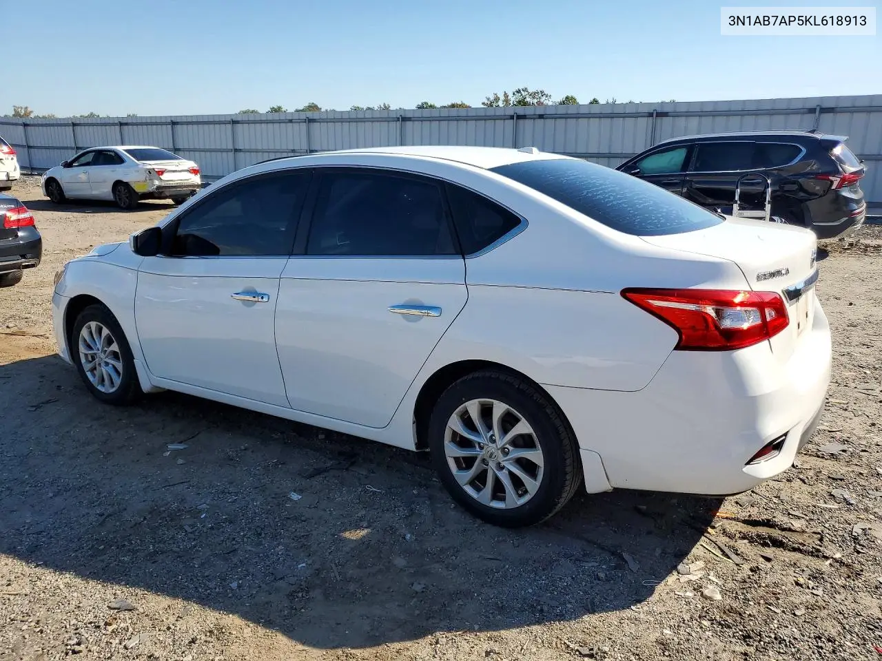 2019 NISSAN SENTRA VIN 3N1AB7AP5KL618913 — фото 2