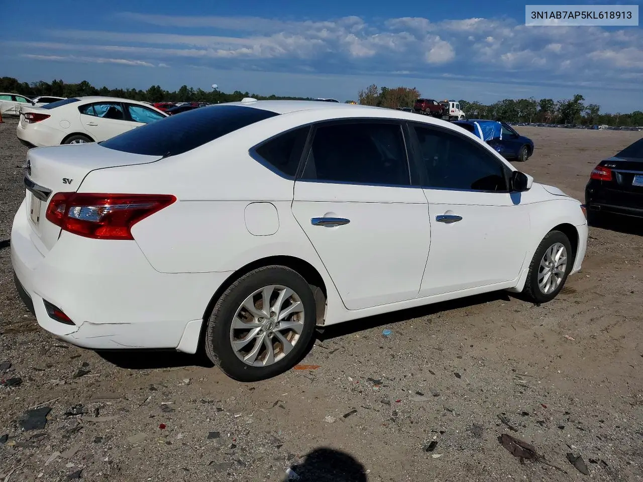 2019 NISSAN SENTRA VIN 3N1AB7AP5KL618913 — фото 3