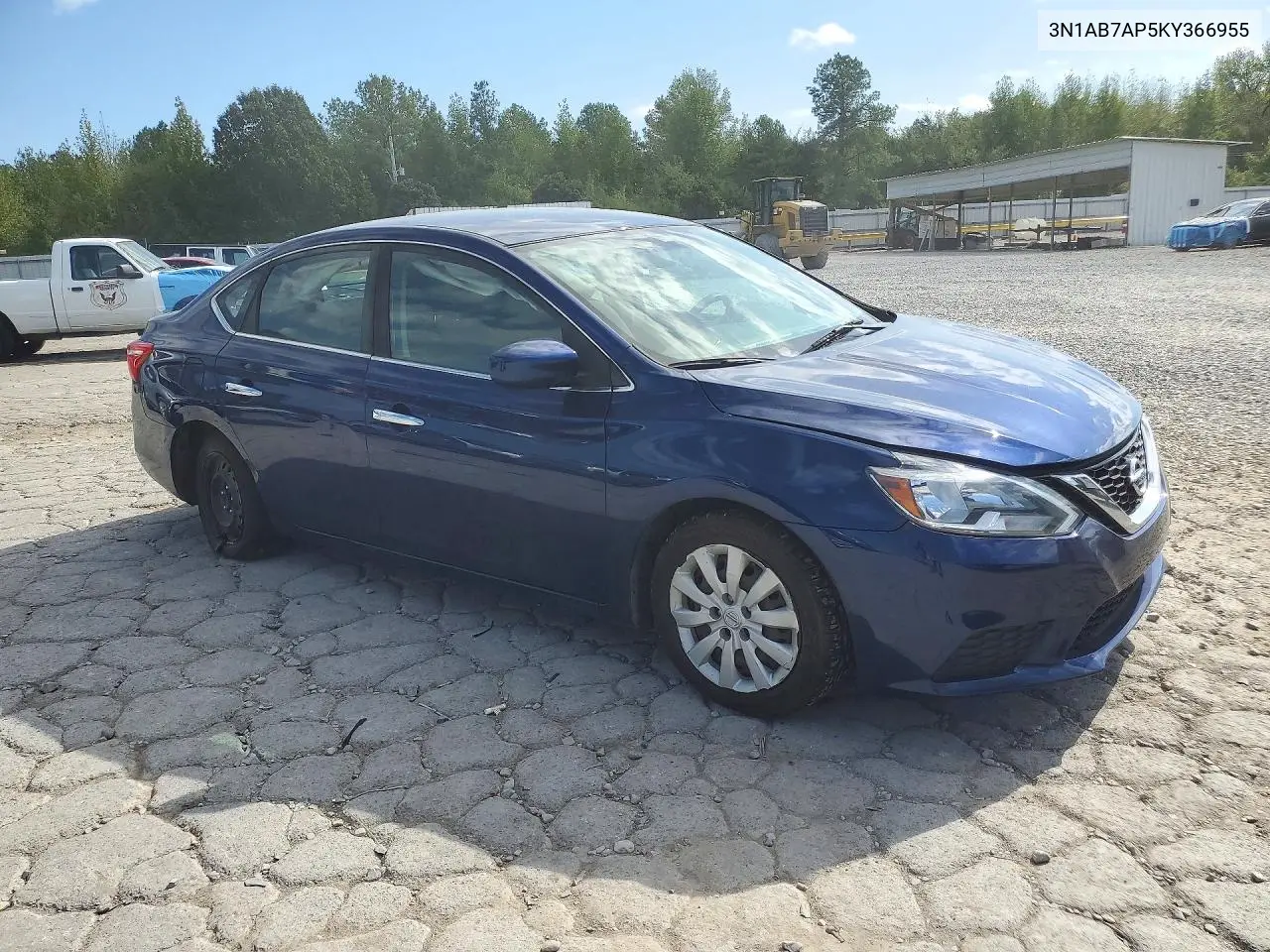 2019 NISSAN SENTRA VIN 3N1AB7AP5KY366955 — фото 4