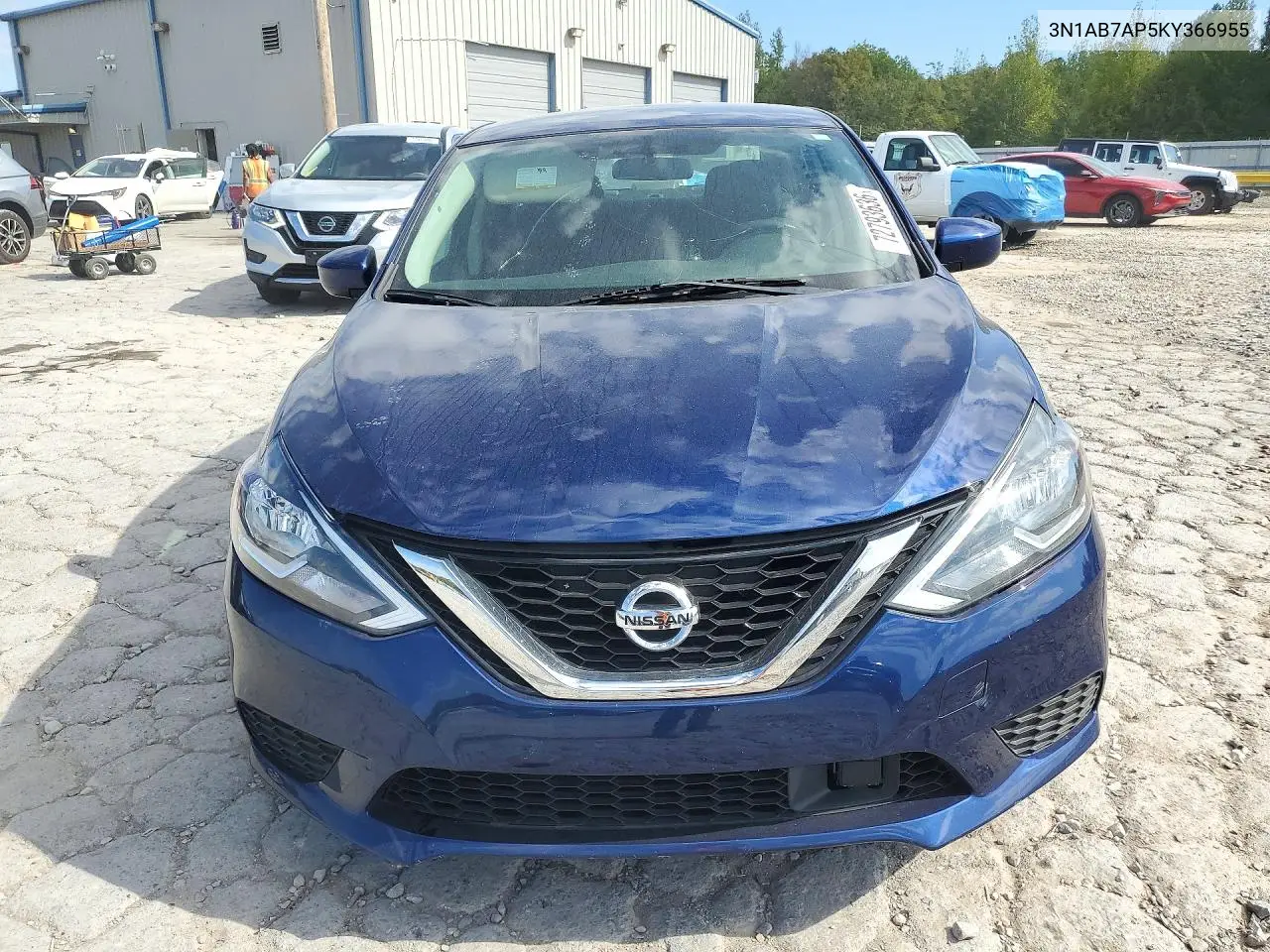 2019 NISSAN SENTRA VIN 3N1AB7AP5KY366955 — фото 5