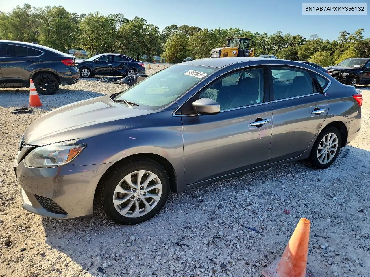 NISSAN SENTRA 2019, VIN 3N1AB7APXKY356132