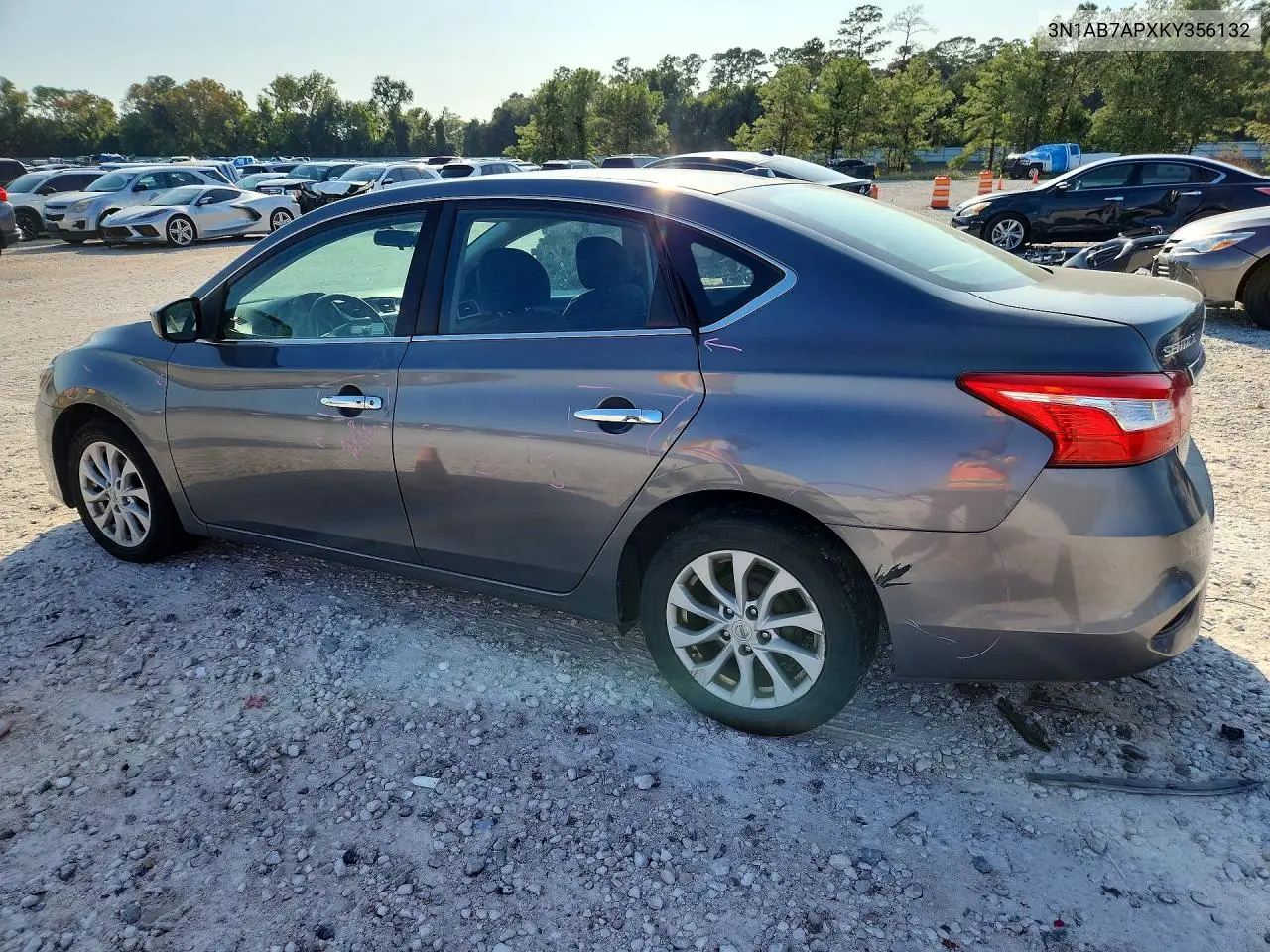 2019 NISSAN SENTRA VIN 3N1AB7APXKY356132 — фото 2