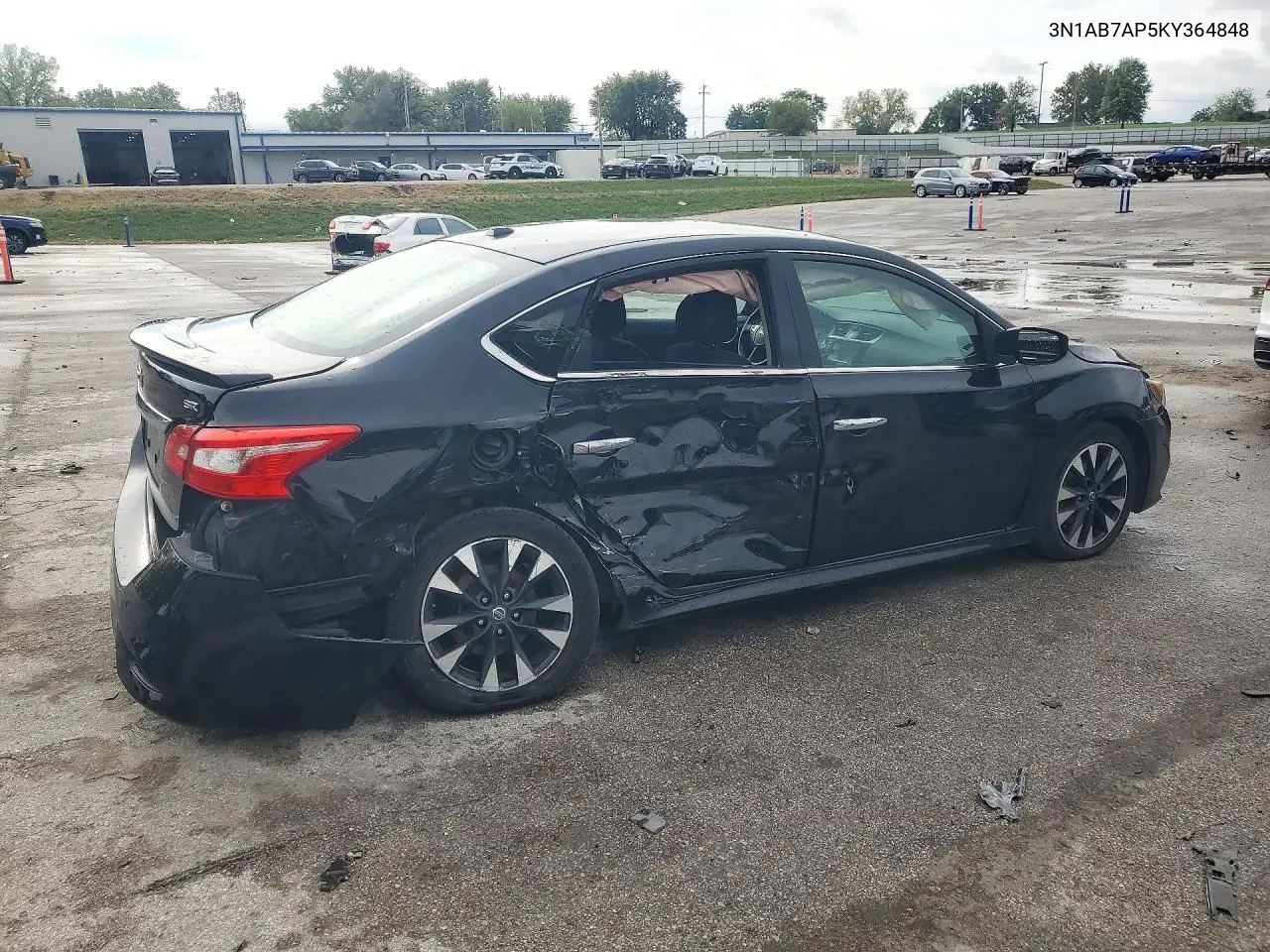 2019 NISSAN SENTRA VIN 3N1AB7AP5KY364848 — фото 3