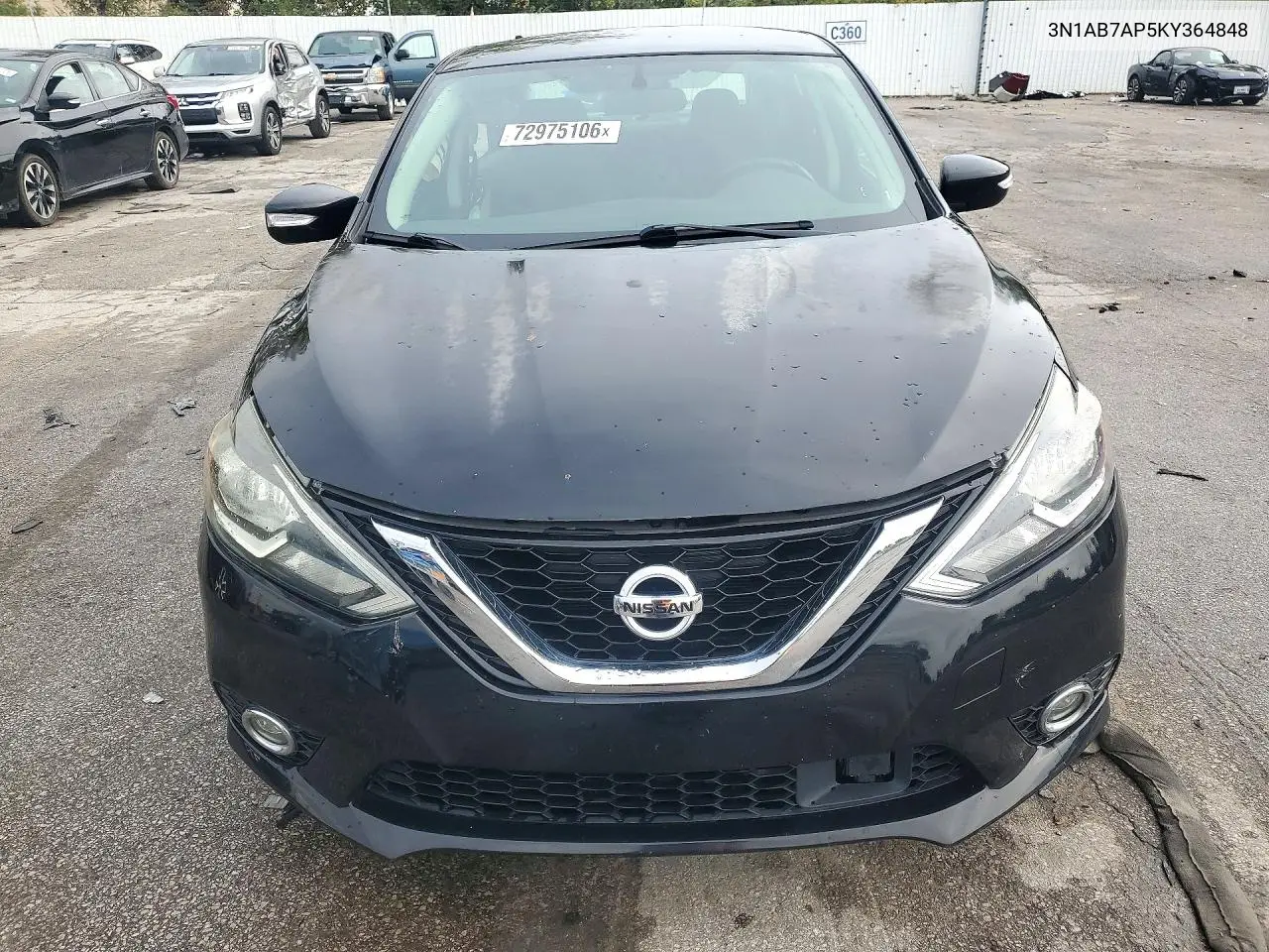 2019 NISSAN SENTRA VIN 3N1AB7AP5KY364848 — фото 5
