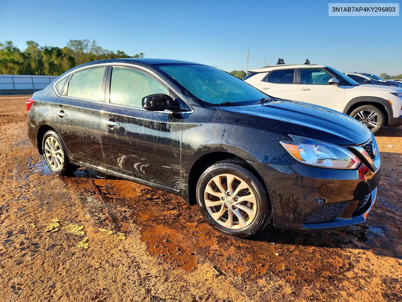 2019 NISSAN SENTRA VIN 3N1AB7AP4KY296803 — фото 4